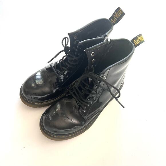 Dr. Martens Black Doc Boots size 4 M 5 L - Picture 2 of 9